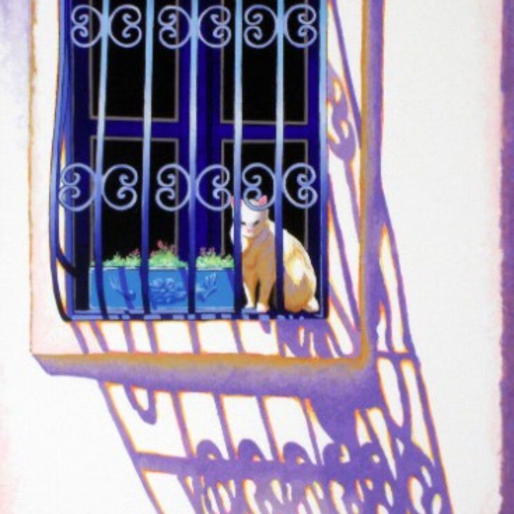 "Sunning" by Igor Medvedev Serigraph Appraised at $615 - Picture 2 of 8